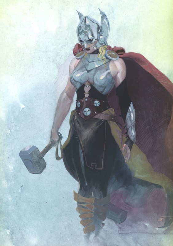 Takto má vyzerať superhrdinka Thor